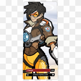 Overwatch Tracer Enamel Pin"  Data Src="//cdn - Overewatch Tracer, HD Png Download - tracer overwatch png